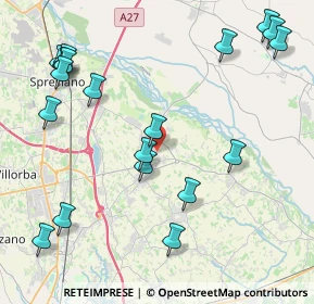 Mappa Via Ronchi, 31052 Maserada Sul Piave TV, Italia (5.08053)