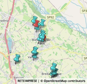 Mappa Via Ronchi, 31052 Maserada Sul Piave TV, Italia (1.864)