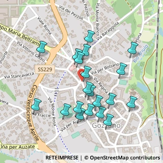 Mappa Piazza Ferrari Ardicini, 28024 Gozzano NO, Italia (0.2325)