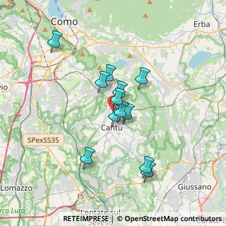 Mappa Via Carlo Cattaneo, 22063 Cantù CO, Italia (2.76083)