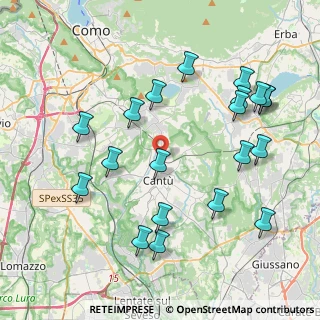Mappa Via Carlo Cattaneo, 22063 Cantù CO, Italia (4.481)