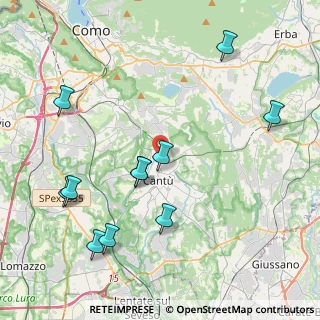 Mappa Via Carlo Cattaneo, 22063 Cantù CO, Italia (4.59182)