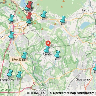 Mappa Via Carlo Cattaneo, 22063 Cantù CO, Italia (6.228)