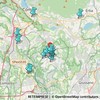Mappa Via Carlo Cattaneo, 22063 Cantù CO, Italia (3.775)