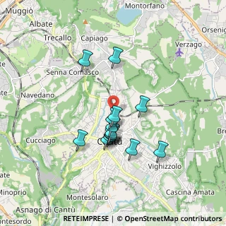 Mappa Via Carlo Cattaneo, 22063 Cantù CO, Italia (1.40067)