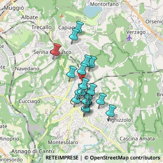 Mappa Via Carlo Cattaneo, 22063 Cantù CO, Italia (1.32632)