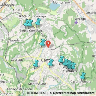 Mappa Via Carlo Cattaneo, 22063 Cantù CO, Italia (2.36917)