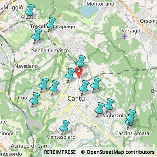Mappa Via Carlo Cattaneo, 22063 Cantù CO, Italia (2.40067)
