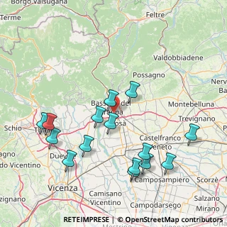Mappa Via dei Lotti, 36061 Bassano del Grappa VI, Italia (17.086666666667)