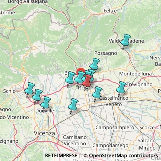Mappa Via dei Lotti, 36061 Bassano del Grappa VI, Italia (12.203846153846)