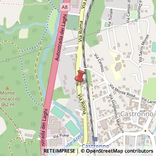 Mappa Via Roma, 43, 21040 Castronno, Varese (Lombardia)