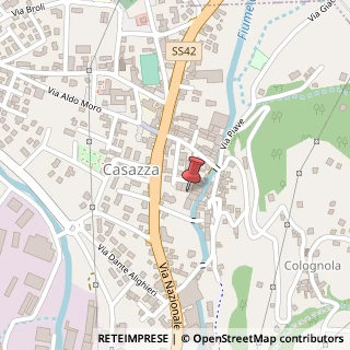Mappa Via Nazionale, 62, 24060 Casazza, Bergamo (Lombardia)