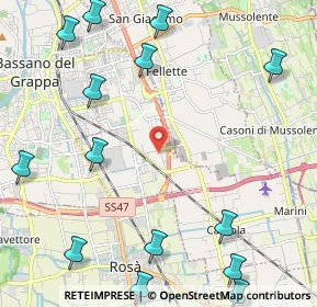 Mappa 36022 Cassola VI, Italia (3.04071)