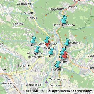 Mappa Viale dei Caduti, 24031 Almenno San Salvatore BG, Italia (1.63)