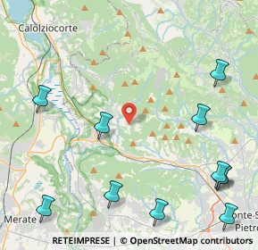 Mappa Via Santa Maria, 24030 Caprino Bergamasco BG, Italia (5.88364)