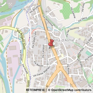 Mappa Via Sigismondi, 41, 24018 Villa d'Almè, Bergamo (Lombardia)
