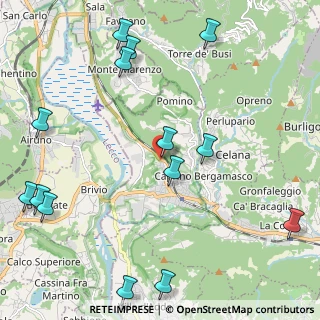 Mappa Via Colombera di Sotto, 24034 Cisano Bergamasco BG, Italia (2.83214)