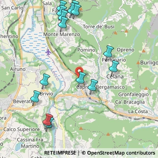 Mappa Via Colombera di Sotto, 24034 Cisano Bergamasco BG, Italia (2.61067)