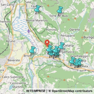 Mappa Via Colombera di Sotto, 24034 Cisano Bergamasco BG, Italia (1.95583)