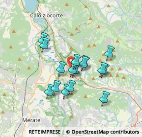 Mappa Via Colombera di Sotto, 24034 Cisano Bergamasco BG, Italia (2.775)