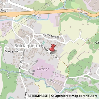 Mappa Via Santo Stefano, 46, 23892 Bulciago, Lecco (Lombardia)