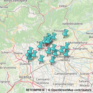 Mappa Via Valsugana, 36061 Cassola VI, Italia (10.04263)