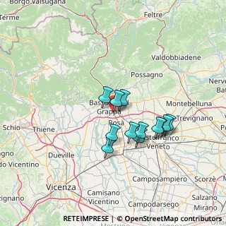 Mappa Via Fabio Filzi, 36022 Cassola VI, Italia (10.75083)
