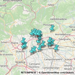 Mappa Via Fabio Filzi, 36022 Cassola VI, Italia (10.7375)