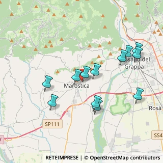 Mappa Via Monte Pertica, 36063 Marostica VI, Italia (3.78083)