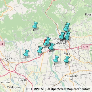 Mappa Via Monte Pertica, 36063 Marostica VI, Italia (5.86235)