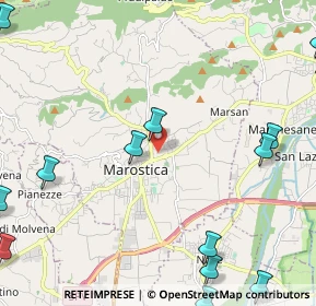 Mappa Via Monte Pertica, 36063 Marostica VI, Italia (3.35643)