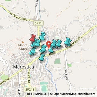Mappa Via Monte Pertica, 36063 Marostica VI, Italia (0.27)