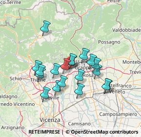 Mappa Via Monte Pertica, 36063 Marostica VI, Italia (11.45895)