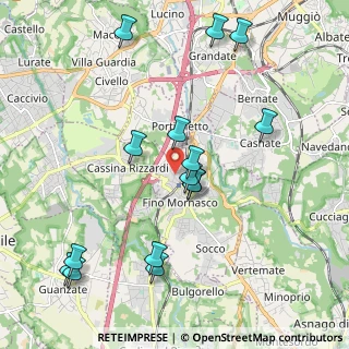 Mappa Via Roma, 22073 Fino Mornasco CO, Italia (2.18133)