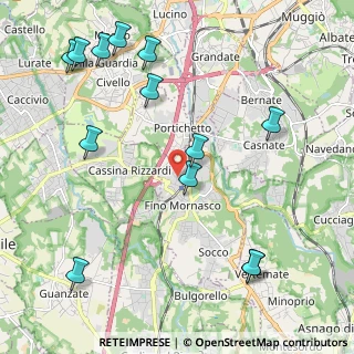 Mappa Via Roma, 22073 Fino Mornasco CO, Italia (2.58308)
