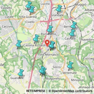 Mappa Via Roma, 22073 Fino Mornasco CO, Italia (2.36857)