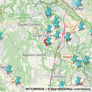 Mappa 22070 Bulgarograsso CO, Italia (6.07)