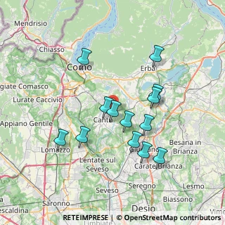 Mappa Via Ovidio, 22063 Cantù CO, Italia (6.63)