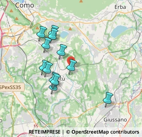 Mappa Via Ovidio, 22063 Cantù CO, Italia (3.25333)