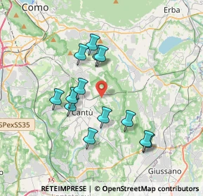 Mappa Via Ovidio, 22063 Cantù CO, Italia (3.26846)