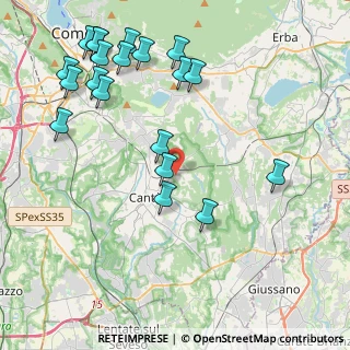Mappa Via Ovidio, 22063 Cantù CO, Italia (4.951)