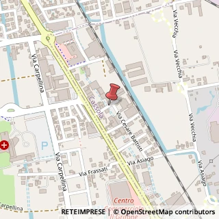 Mappa Via martiri di belfiore 4, 36022 Cassola, Vicenza (Veneto)