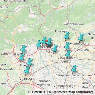 Mappa Via Martiri di Belfiore, 36022 Cassola VI, Italia (14.18071)