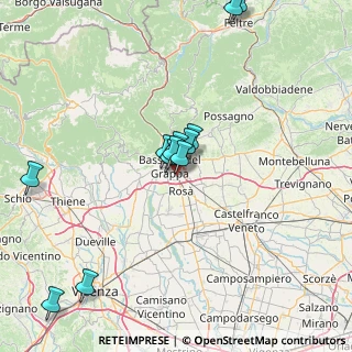 Mappa Via Martiri di Belfiore, 36022 Cassola VI, Italia (14.72333)