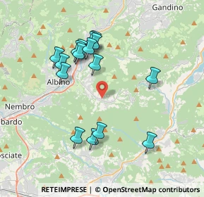 Mappa Via Bastoni, 24021 Albino BG, Italia (3.61063)