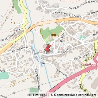 Mappa Via Emilio Chanoux, 21, 11024 Châtillon, Aosta (Valle d'Aosta)