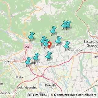 Mappa Via Ballerina, 36030 Fara Vicentino VI, Italia (5.72091)