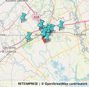 Mappa Via Spareda, 30023 Concordia Sagittaria VE, Italia (4.2475)