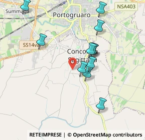 Mappa Via Spareda, 30023 Concordia Sagittaria VE, Italia (1.78818)