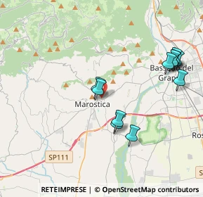 Mappa Via Villaggio Giovanni Paolo II, 36063 Marostica VI, Italia (4.03727)